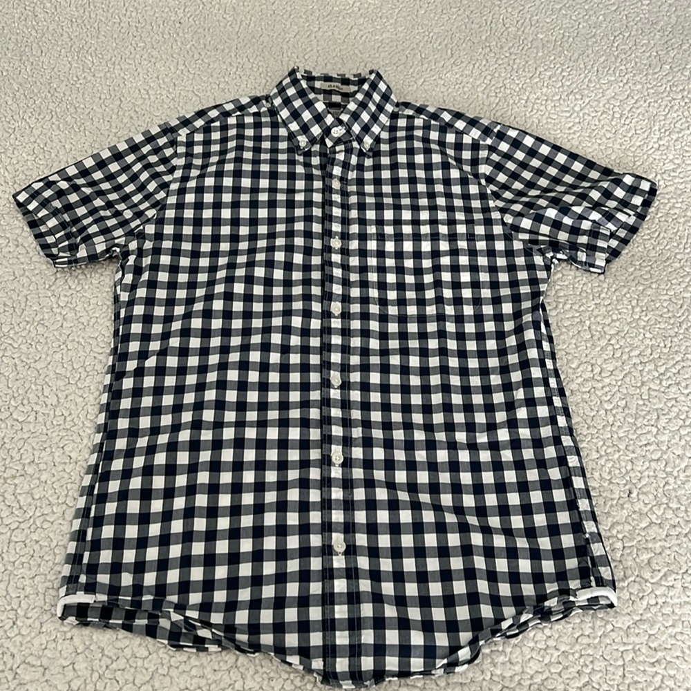 Men’s J.Crew Classic Fit Casual Button Down Short Sleeve Shirt
